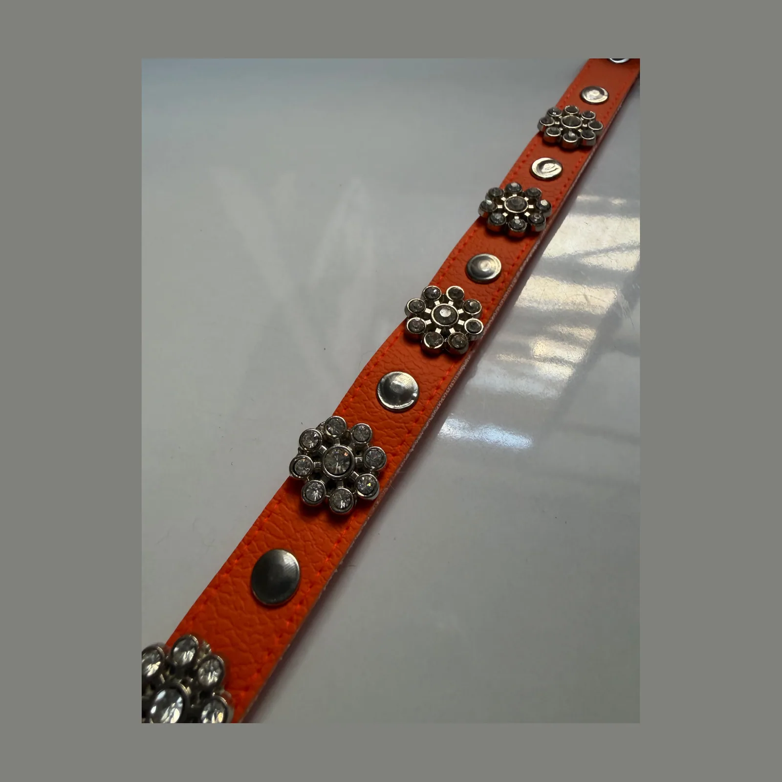 Collares ajustables naranjas
